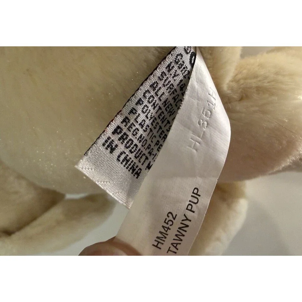 GANZ Webkinz Tawny Pup Plush Stuffed Animal Dog #HM452 No Code GREAT CONDITION